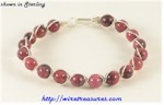 Rhodonite Bead Bracelet