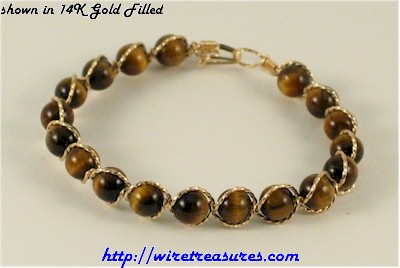 Tiger Eye Bangle Bracelet