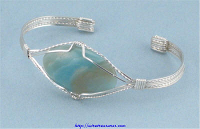 Cabochon Cuff Bracelet