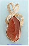 Goldstone Nugget Pendant