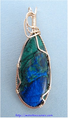 Malachite & Azurite Pendant