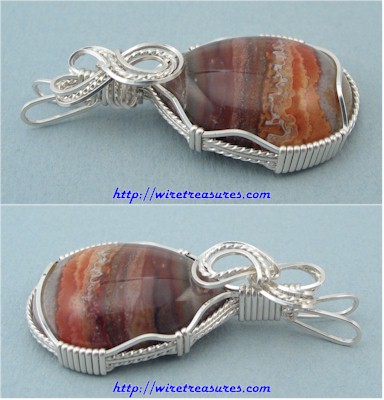 Lace Agate Pendant