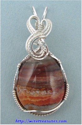 Lace Agate Pendant