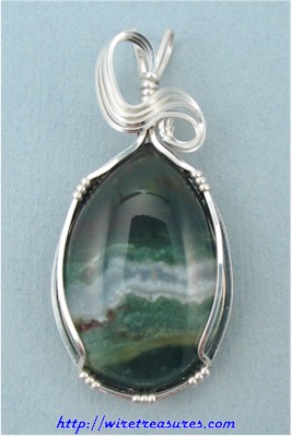 Green Jasper Pendant