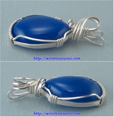 Blue Agate Pendant