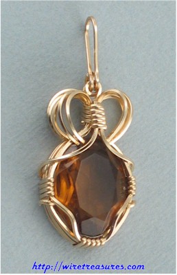 Faceted Topaz Pendant