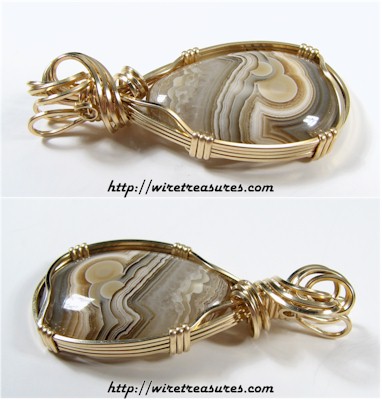 Lace Agate Pendant