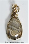 Lace Agate Pendant