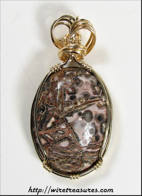 Leopardskin Jasper Pendant