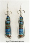 Rainbow Cal Silica Earrings