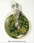 Ocean Jasper Donut Pendant