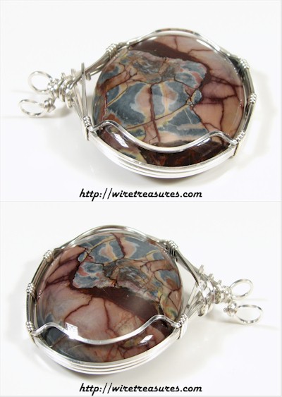 Butterfly Wing Jasper Pendant