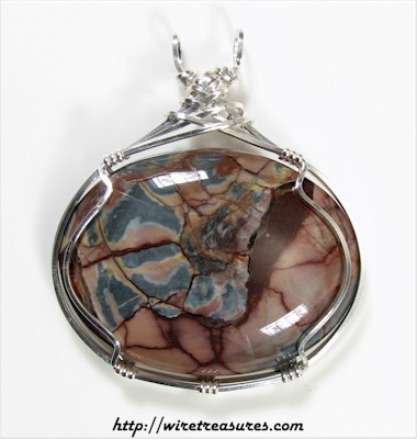 Butterfly Wing Jasper Pendant