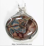 Butterfly Wing Jasper Pendant