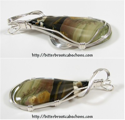 Blue Mountain Jasper Pendant