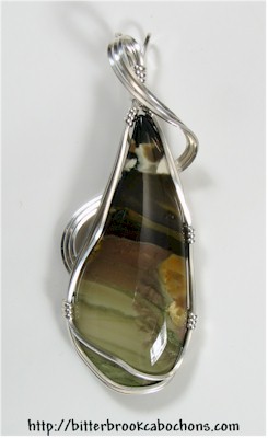 Blue Mountain Jasper Pendant