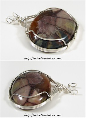 Butterfly Wing Jasper Pendant