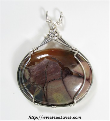Butterfly Wing Jasper Pendant