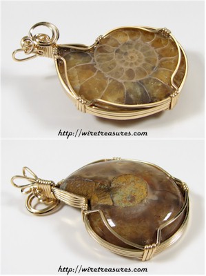 Ammonite Fossil Pendant