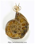 Ammonite Fossil Pendant