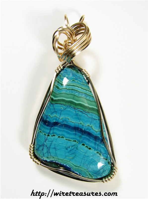 Chrysocolla & Malachite Pendant