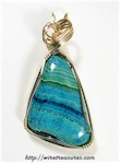 Chrysocolla & Malachite Pendant
