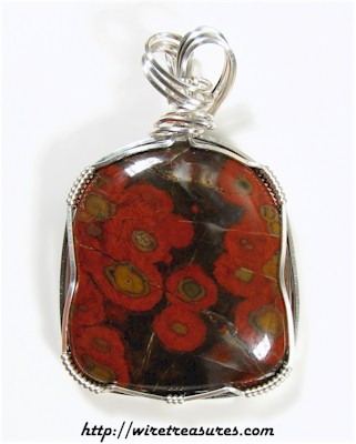 Poppy Jasper Pendant