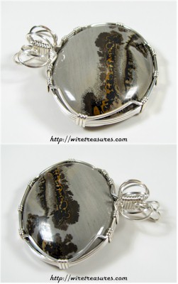 Chinese Picture Rock Pendant