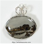 Chinese Picture Rock Pendant