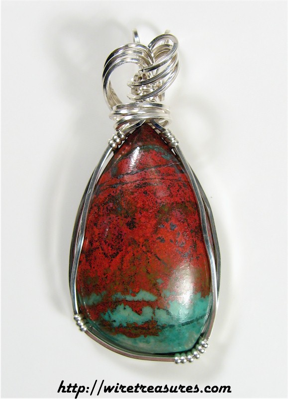 Chrysocolla & Cuprite Pendant