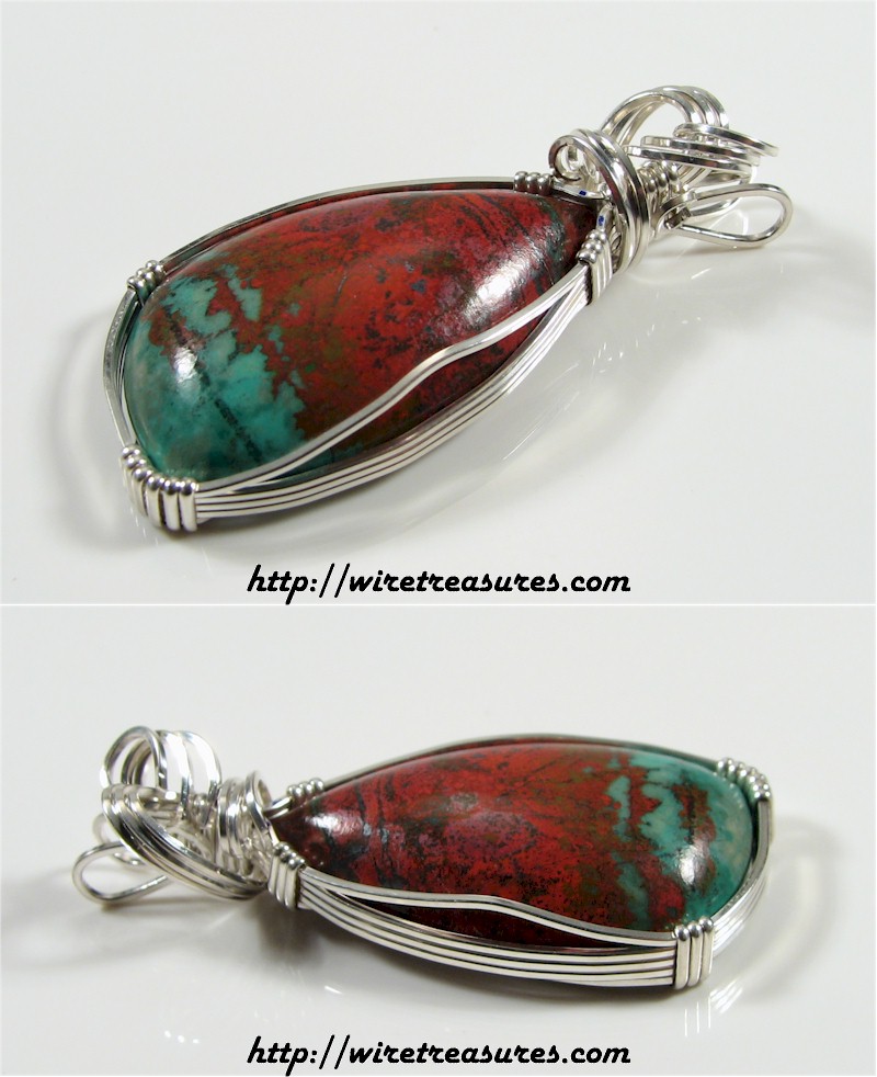 Chrysocolla & Cuprite Pendant