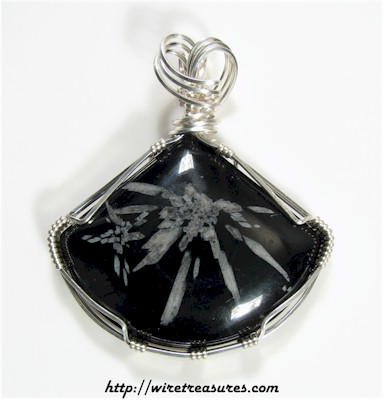 Chinese Writing Stone Pendant