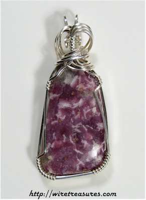 Lepidolite Pendant