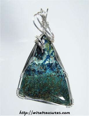 Shattuckite Pendant