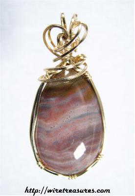 Ocean Wave Jasper Pendant