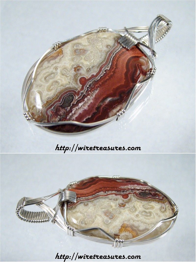 Lace Agate Pendant