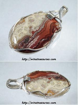 Lace Agate Pendant