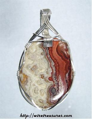 Lace Agate Pendant