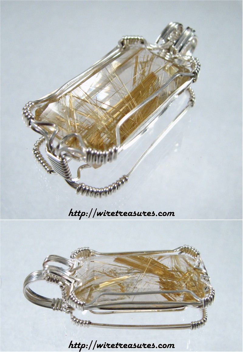 Rutilated Quartz Pendant