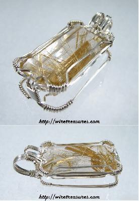 Rutilated Quartz Pendant