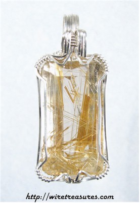 Rutilated Quartz Pendant