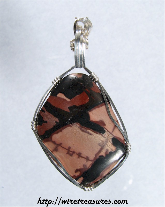 Indian Paint Stone Pendant