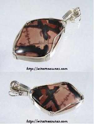 Indian Paint Stone Pendant