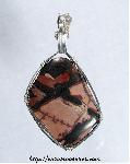 Indian Paint Stone Pendant