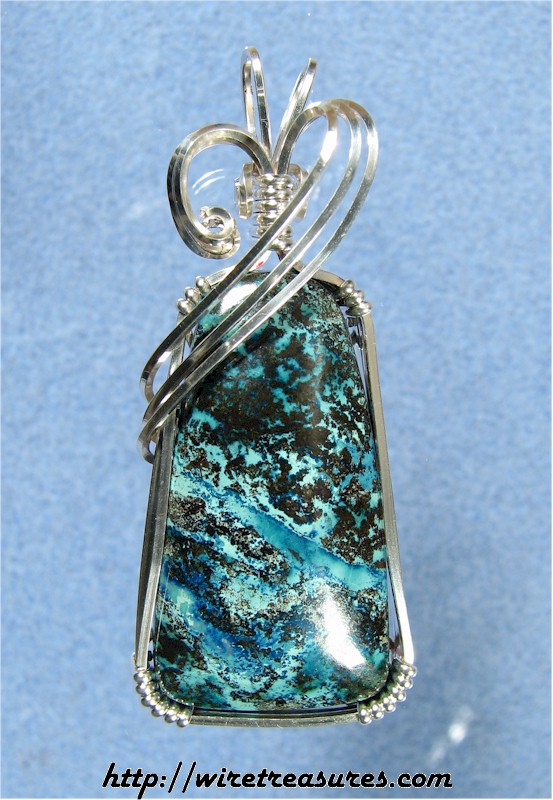 Shattuckite Pendant