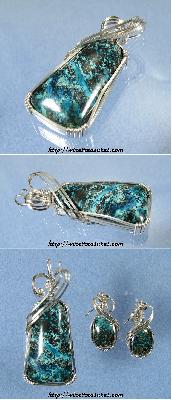 Shattuckite Pendant