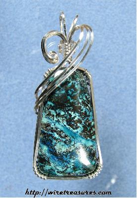 Shattuckite Pendant