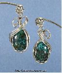 Shattuckite Earrings