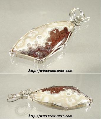 Lace Agate Pendant