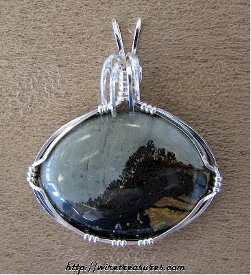 Chinese Picture Rock Pendant